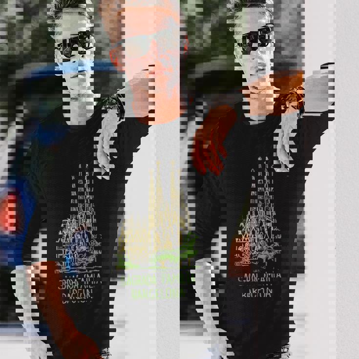 サグラダ・ファミリア バルセロナ 長袖Tシャツ 彼への贈り物