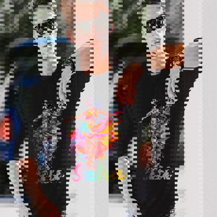 サルサダンス キューバダンス キューババカンス 長袖Tシャツ 彼への贈り物