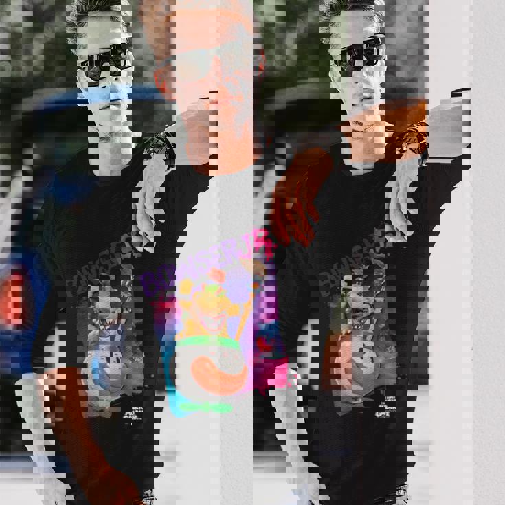 ザ・スーパーマリオギャラクシー・ムービー Bowser Jr Takes Over 長袖tシャツ 長袖Tシャツ 彼への贈り物