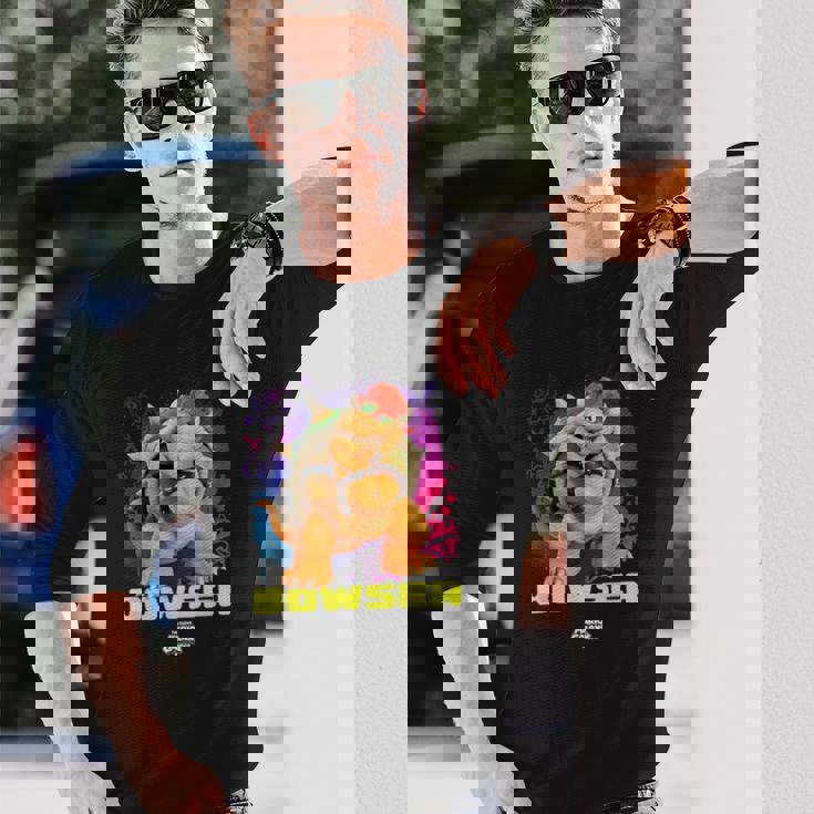 ザ・スーパーマリオギャラクシー・ムービー Cool Bowser 長袖Tシャツ 彼への贈り物