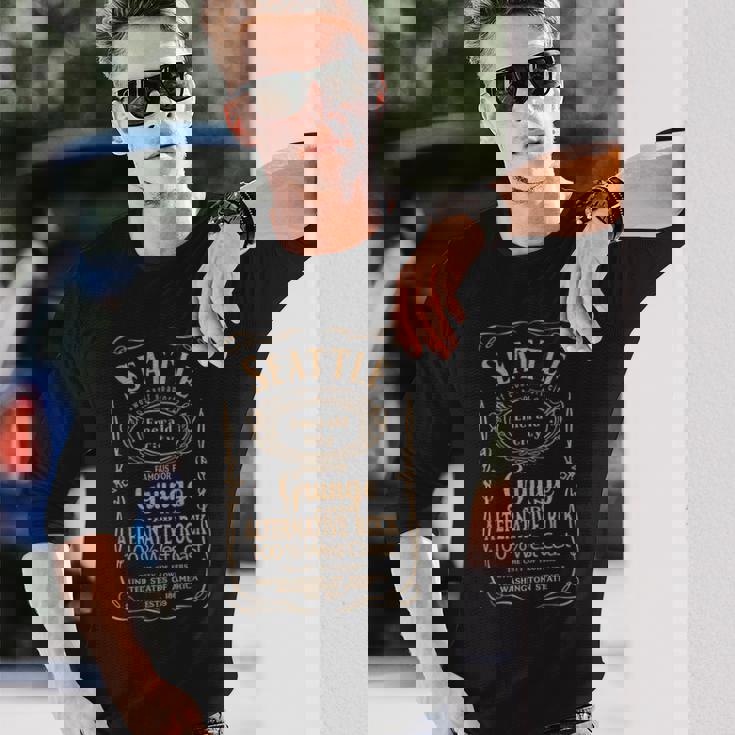 シアトルお土産 ワシントン州 アメリカ合衆国 長袖Tシャツ 彼への贈り物