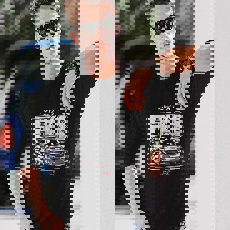 シビック タイプr Fk 8 日本車 長袖tシャツ 長袖Tシャツ 彼への贈り物