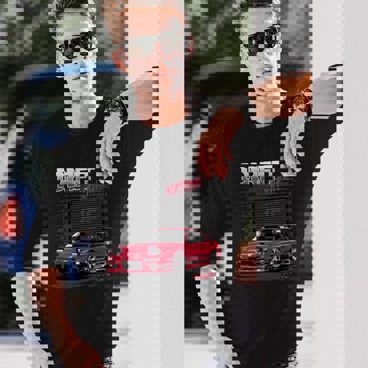 シルビア13 200Sx 恋人 スポーツカー 長袖tシャツ 長袖Tシャツ 彼への贈り物