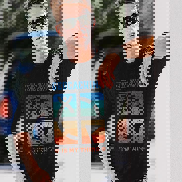 ジオキャッシャー ジオキャッシング用品 キット ツール 小物入れ ジオキャッシング 長袖tシャツ 長袖Tシャツ 彼への贈り物