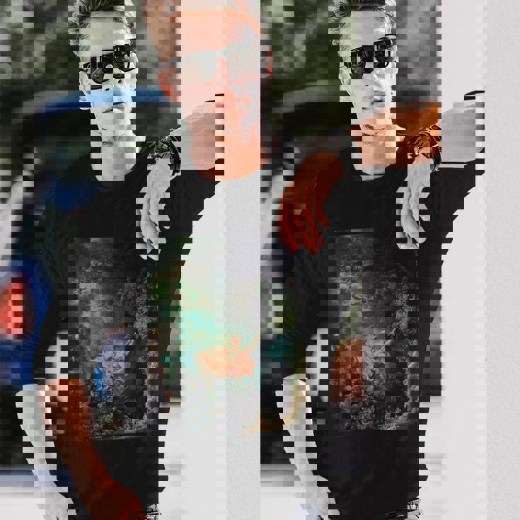 ジャンオノレ・フラゴナール作 スイングペインティング 長袖Tシャツ 彼への贈り物