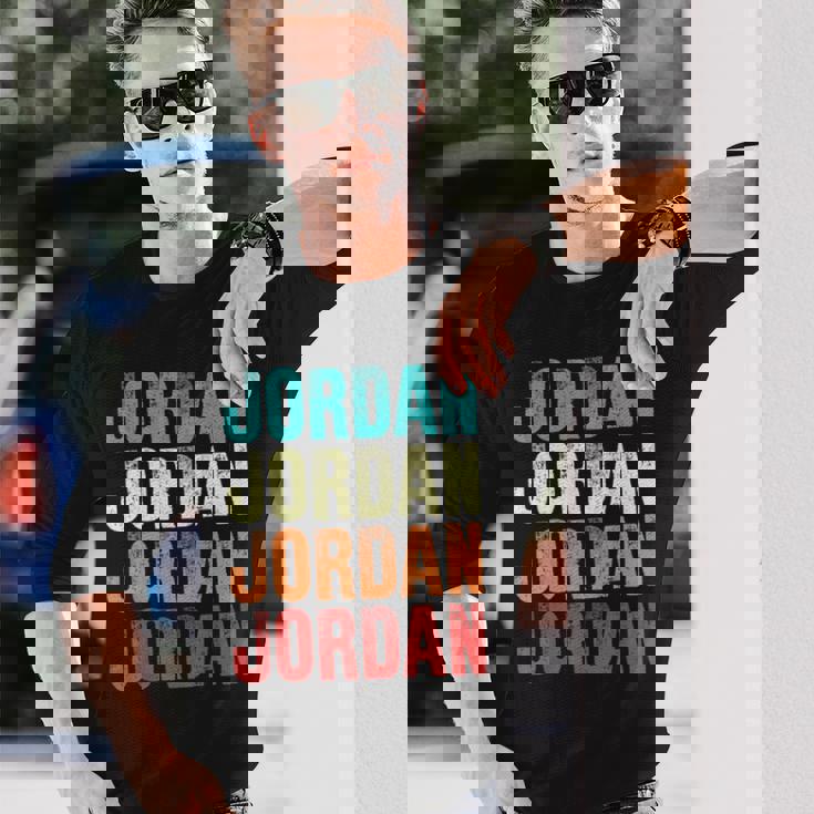 ジョーダン カラフル 長袖Tシャツ 彼への贈り物