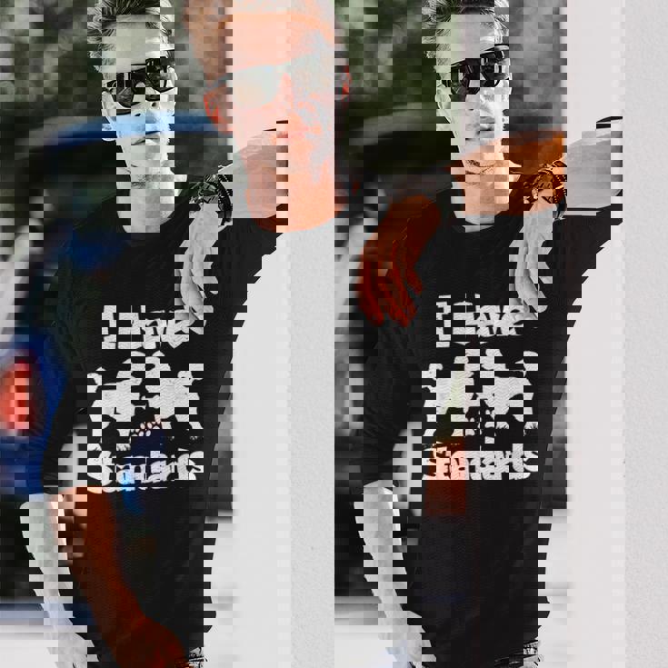 スタンダード プードル オーナーズ I Havetandards ファニー プードル 長袖Tシャツ 彼への贈り物