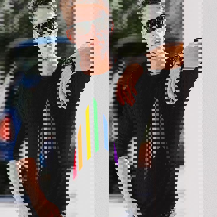 スタートレック オリジナルシリーズ プライドレインボーデルタ 長袖tシャツ 長袖Tシャツ 彼への贈り物