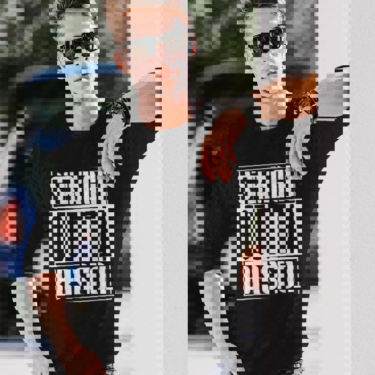 ストレイト・アウタ・ブリストル 長袖Tシャツ 彼への贈り物