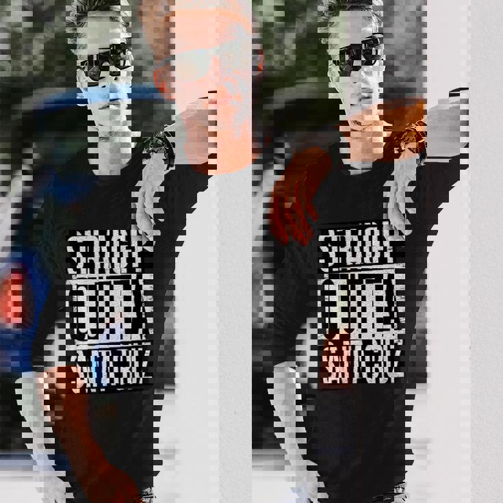 ストレート・アウタ・サンタクルーズ 長袖Tシャツ 彼への贈り物