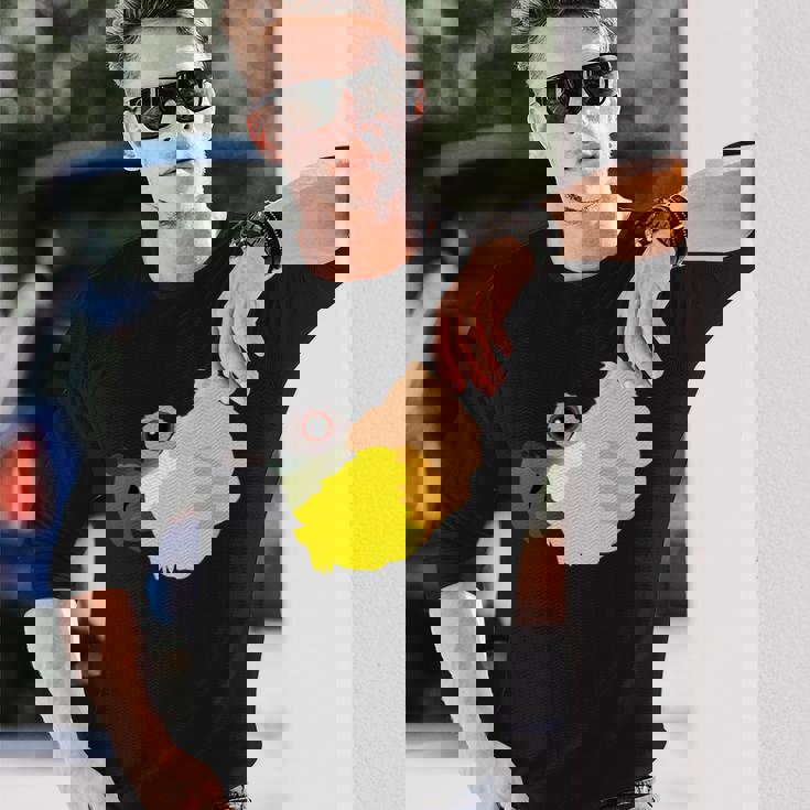 ズグロシロハラインコ 長袖tシャツ 長袖Tシャツ 彼への贈り物