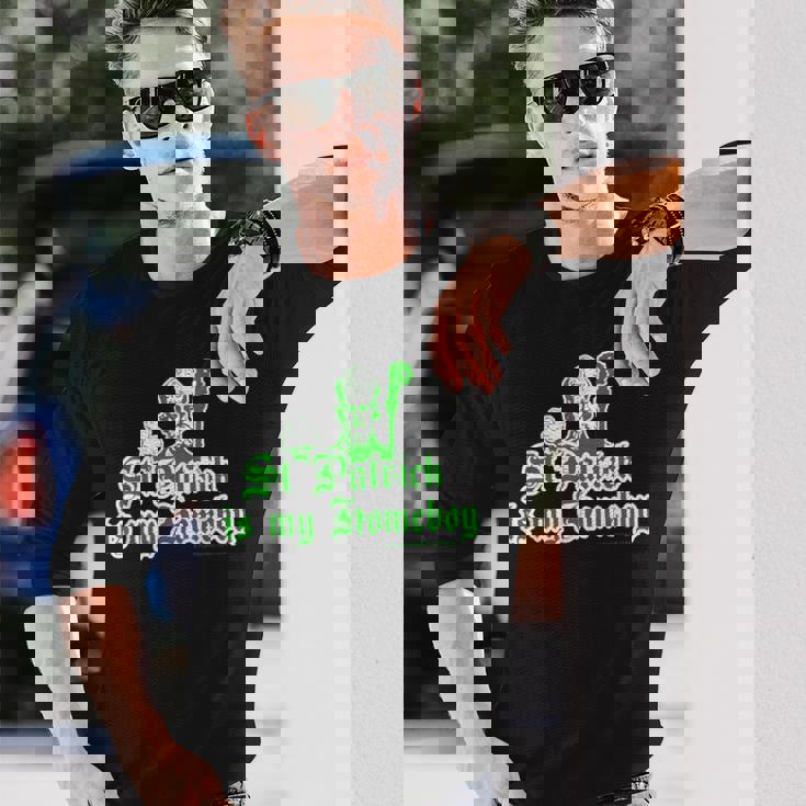 セントパトリックは私のホームボーイtシャツ 長袖Tシャツ 彼への贈り物