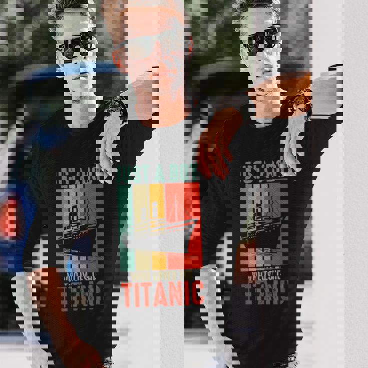 タイタニックボーイラブズ タイタニック ボーイズ タイタニック ボーイズ キッズ ユース 長袖Tシャツ 彼への贈り物