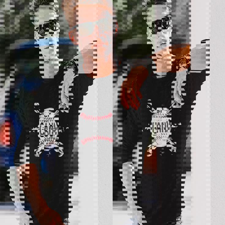 タイラー・グラスナウ・クロス・ベースボール・ゲームデー 長袖Tシャツ 彼への贈り物