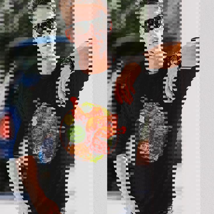 タンドオリ チキンカレー マサラ焼 インド辛口 長袖Tシャツ 彼への贈り物