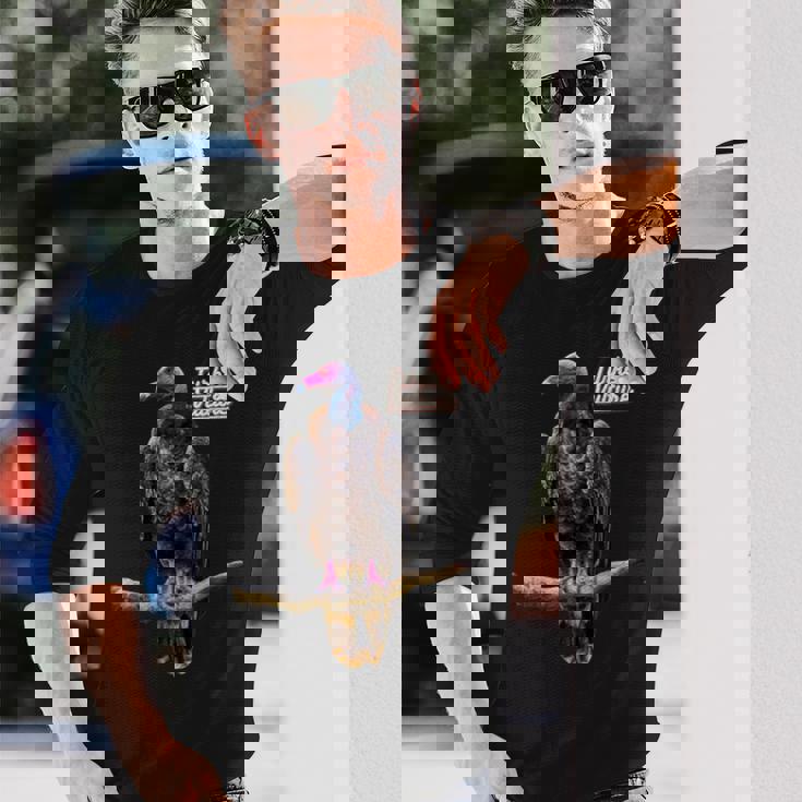 ターキー ハゲタカバードウォッチャー バードラバーズ 長袖Tシャツ 彼への贈り物