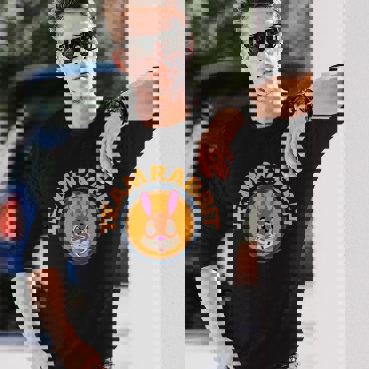 チームラビット スポーツバッジ 長袖Tシャツ 彼への贈り物