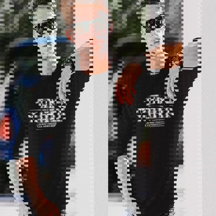 チーム吉田 長袖Tシャツ 彼への贈り物