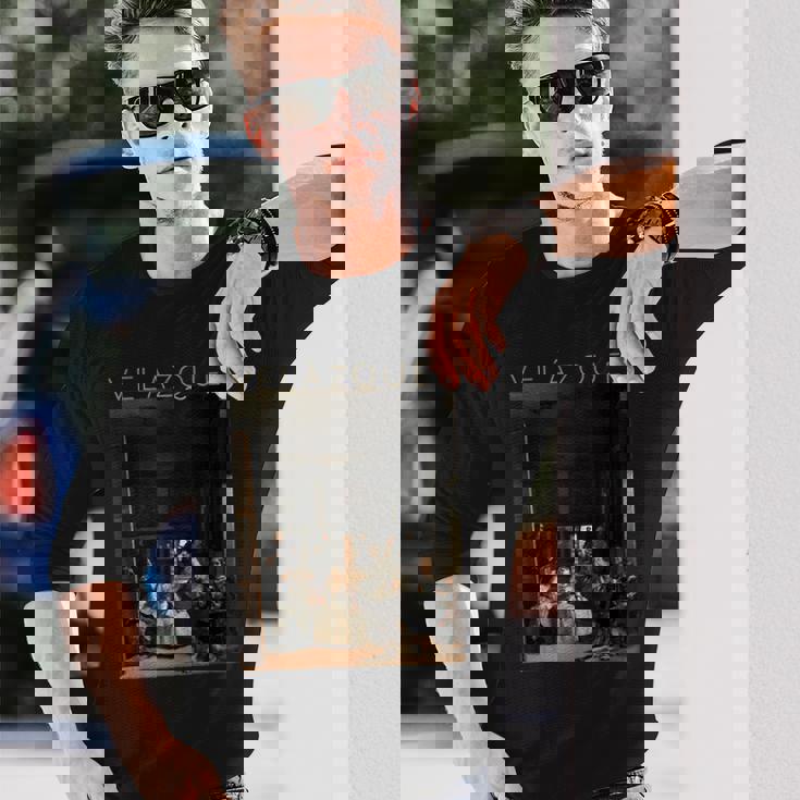 ディエゴ・ベラスケス ラス・メニナス アート 長袖Tシャツ 彼への贈り物