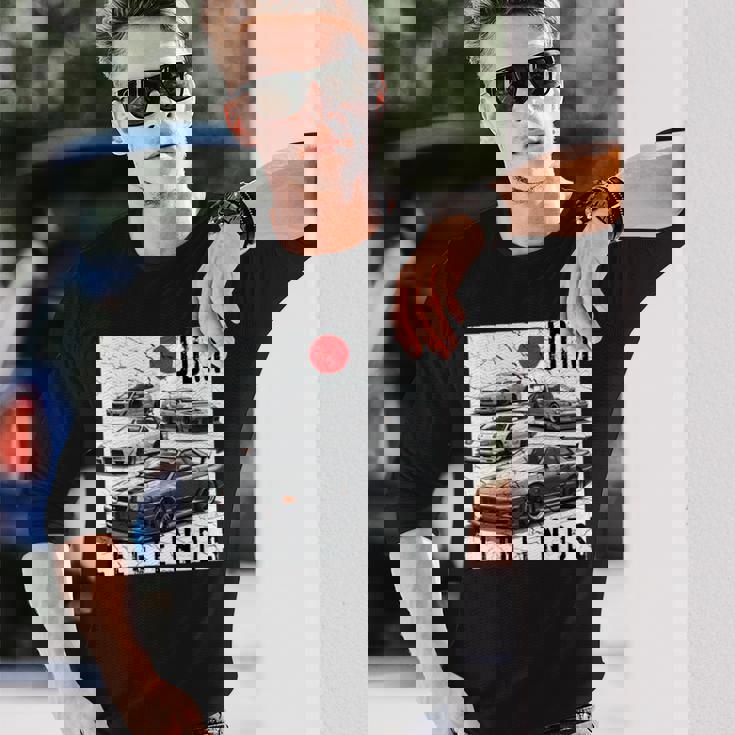 ディストレス Jdm レジェンズ レースカー 国旗 日本製 長袖tシャツ 長袖Tシャツ 彼への贈り物