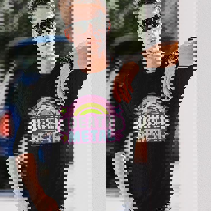 デスメタルレインボー 長袖Tシャツ 彼への贈り物