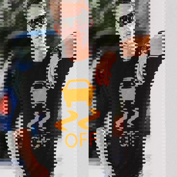 トラクションコントロールオフtシャツ 長袖Tシャツ 彼への贈り物