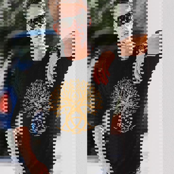 トリケトラ 生命の木 長袖Tシャツ 彼への贈り物