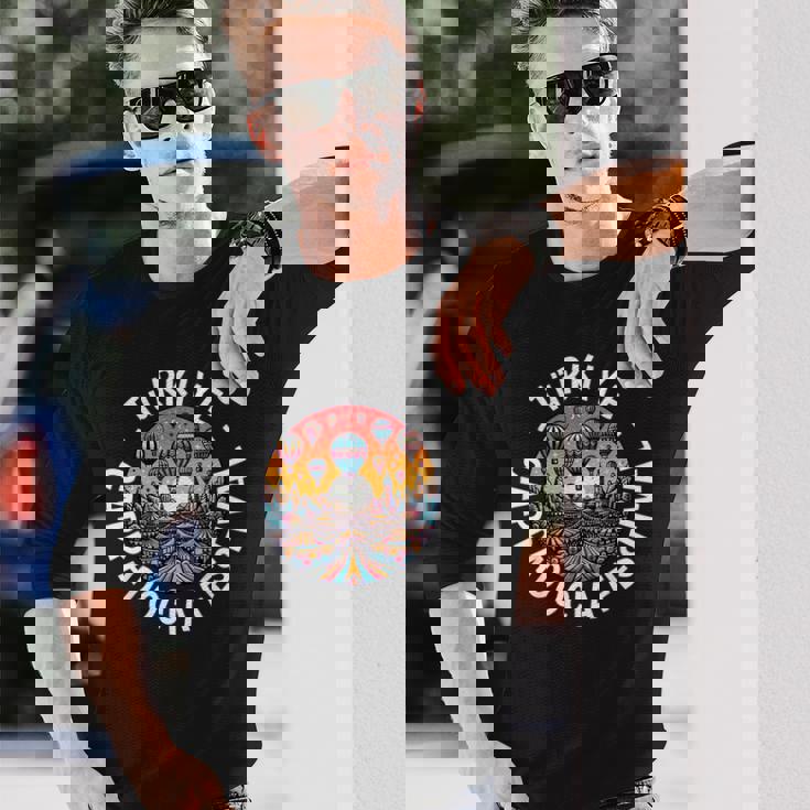 トルコ休暇、テュルキエカッパドキア熱気球フェスティバル 長袖Tシャツ 彼への贈り物