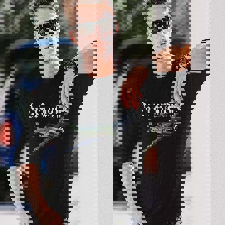 ドイツ ウォーバード I フォッケウルフ Fw 190 I Ww2 エアクラフト 長袖Tシャツ 彼への贈り物