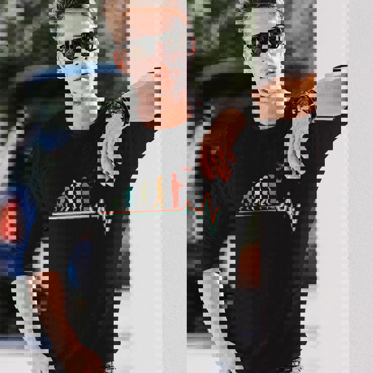 ドローンクワッドコプター進化ドローンパイロット 長袖Tシャツ 彼への贈り物