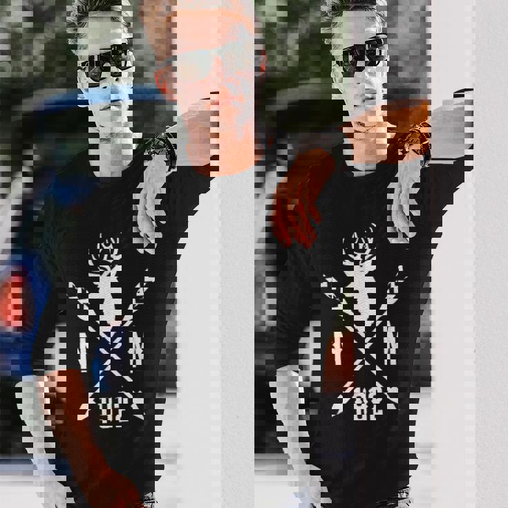 ニューメキシカン ニューメキシコ Nm 1912 ホワイト冷蔵庫鹿 長袖Tシャツ 彼への贈り物