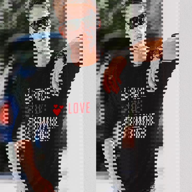 ハモンド・オルガン 特許音楽 長袖Tシャツ 彼への贈り物