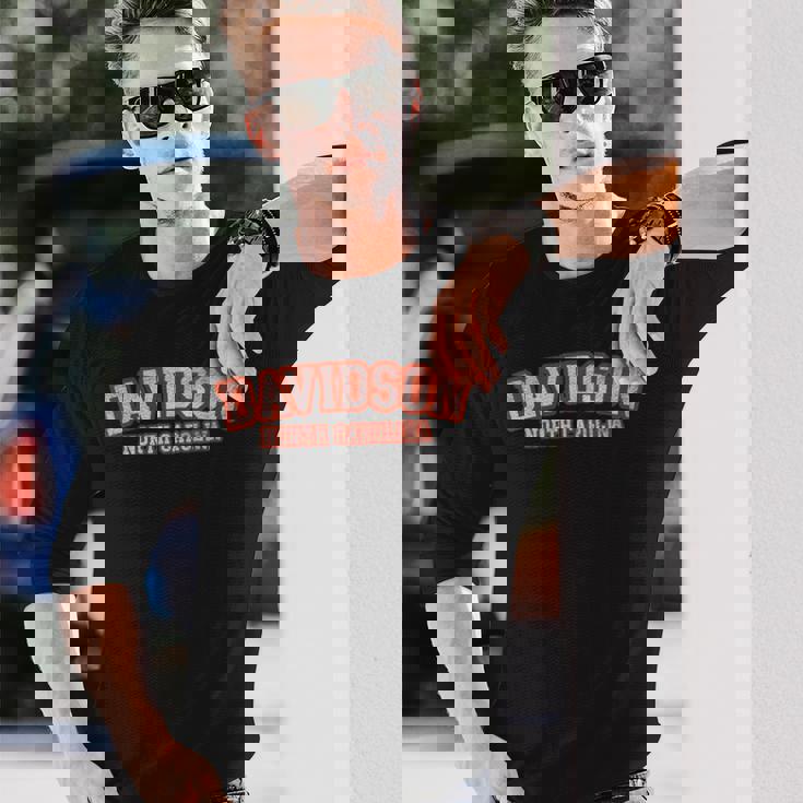 ハーレーダビッドソン ノースカロライナ アスレチック テキスト スポーツスタイル 長袖Tシャツ 彼への贈り物