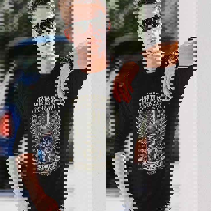 バイカー スカル メカニック アメリカの国旗 ビンテージ バイク 長袖Tシャツ 彼への贈り物