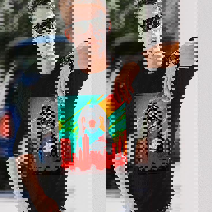 バーニーズマウンテンドッグ 犬 面白いtシャツ おもしろ イヌ メンズ 面白い グッズ かわいい 服 ネタ 長袖Tシャツ 彼への贈り物