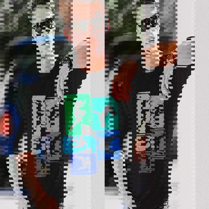 パルクールトレーサーフリーランナーフリーランニングキッズボーイズメンズ 長袖Tシャツ 彼への贈り物