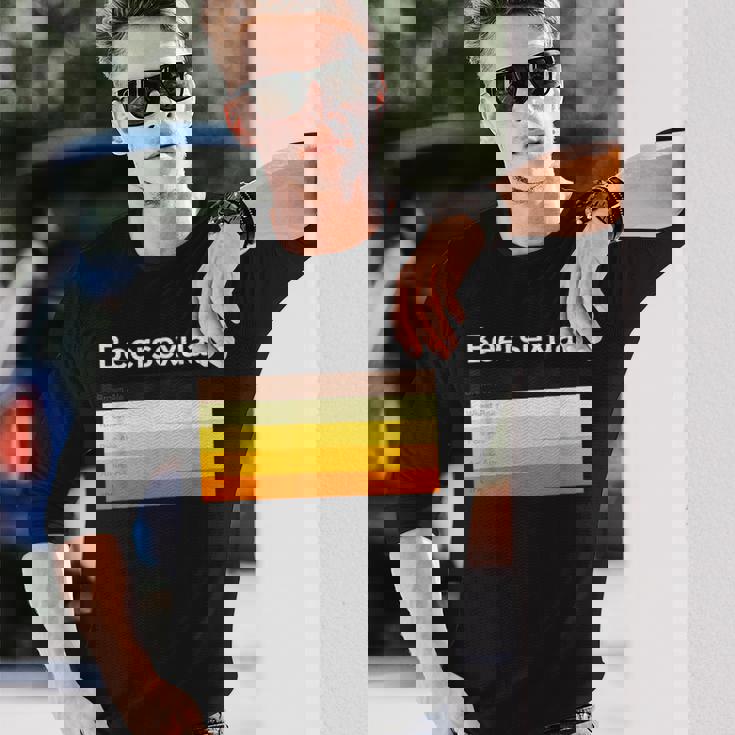 ビアセクシャル、面白いビアトリンカー 長袖Tシャツ 彼への贈り物