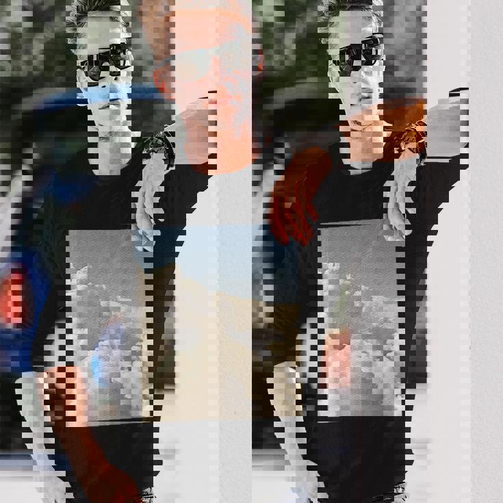 ビンテージクラウドエステティックドリームコア 長袖Tシャツ 彼への贈り物