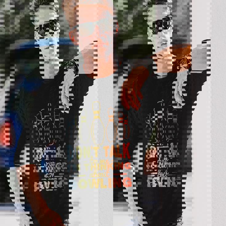 ビンテージボウリングジョークボウリングスポーツ 長袖Tシャツ 彼への贈り物