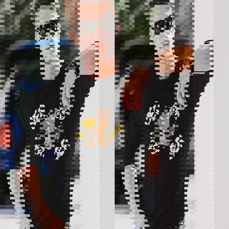 ビールチワワ 犬 長袖Tシャツ 彼への贈り物