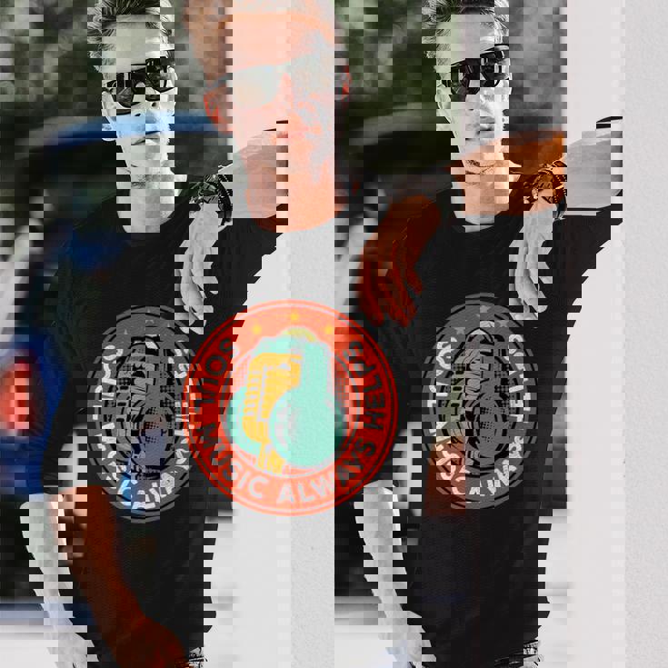 ファンクシャツ ヴィンテージ 70年代 コスチューム レアソウル音楽愛好家に 長袖Tシャツ 彼への贈り物