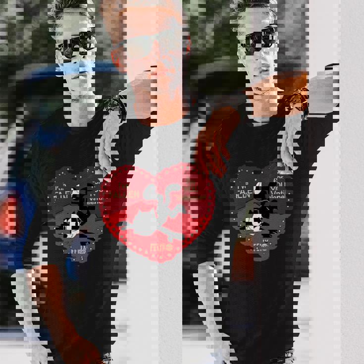 フェリックス・ザ・キャット・ヴァレンタイン・フォー・ユー 長袖tシャツ 長袖Tシャツ 彼への贈り物