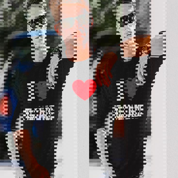 フォークダンス大好き 長袖Tシャツ 彼への贈り物