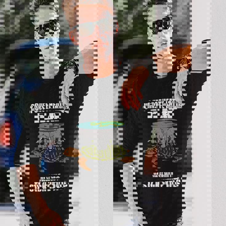 フラットアース理論 象 亀 フラットアース 面白科学 長袖tシャツ 長袖Tシャツ 彼への贈り物