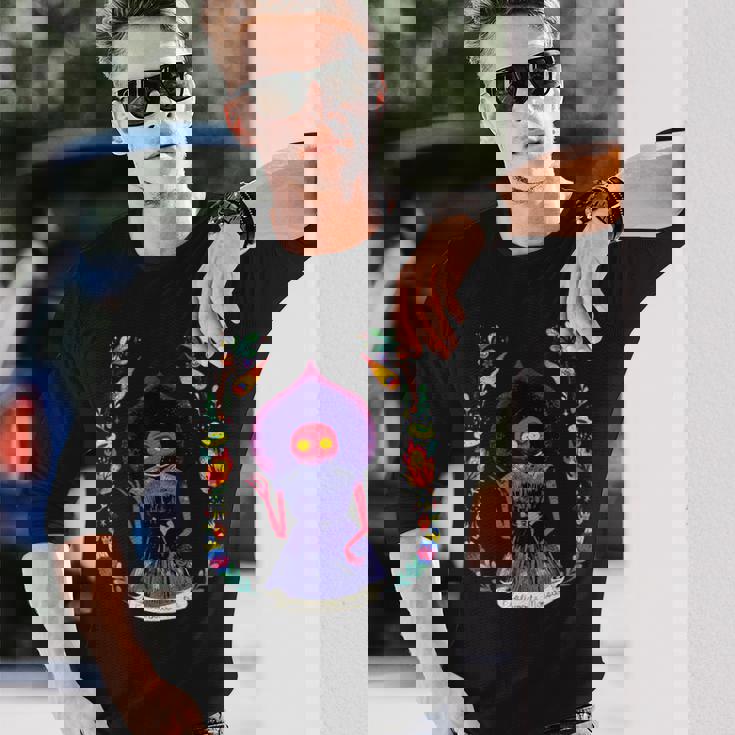 フラットウッドモンスター、レトロエイリアンブラクストン郡wv Cryptid 長袖Tシャツ 彼への贈り物