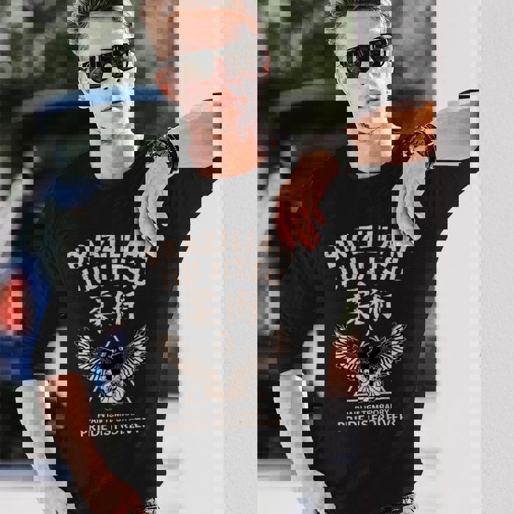 ブラジリアン柔術 イーグル 長袖tシャツ 長袖Tシャツ 彼への贈り物