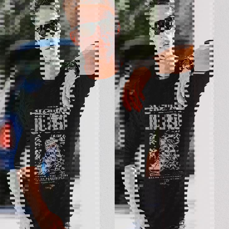 ブラジリアン柔術 格闘技 長袖Tシャツ 彼への贈り物