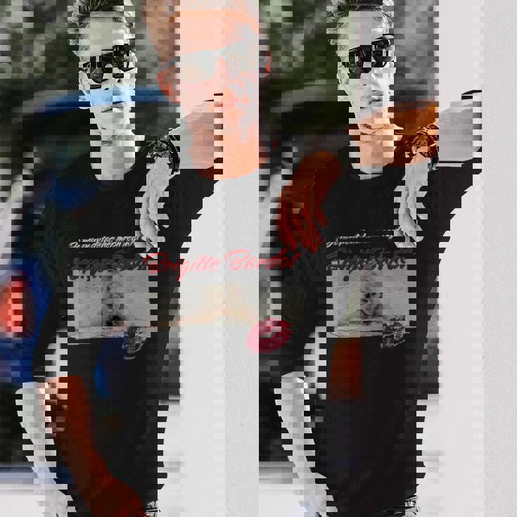 ブリジットバルドー_001 長袖Tシャツ 彼への贈り物