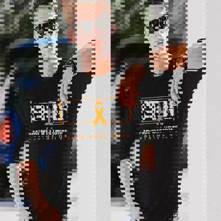 プラダー・ウィリ症候群強いプラダー・ウィリ症候群の意識 長袖Tシャツ 彼への贈り物