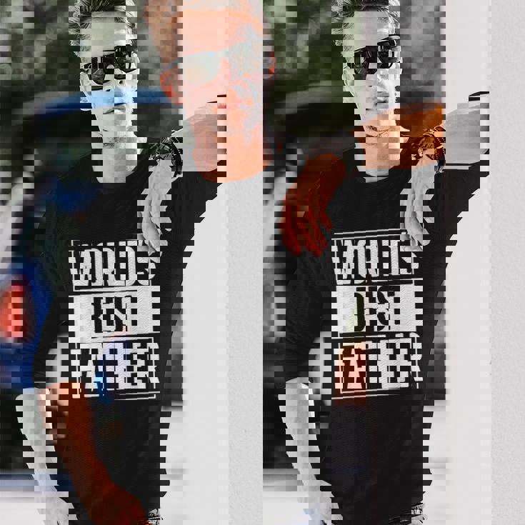 ベストファーザーワールドベストファーザー 長袖Tシャツ 彼への贈り物